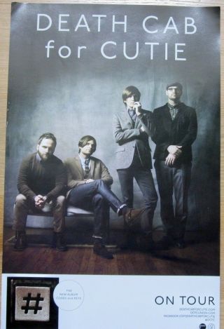 Death Cab For Cutie - Codes And Keys Double - Sided Promo Poster [2011] - Vg,