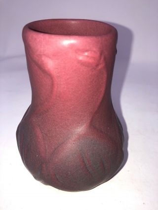 Vintage Van Briggle Vase - Mulberry Maroon 4 3/8” Tall Colorado