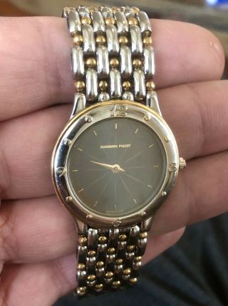 AUDEMARS PIGUET Ladies 18k Gold & Stainless Watch - But No Minute Hand 2