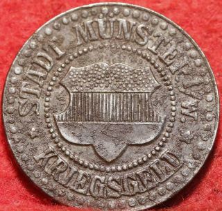 1918 Germany Munster Notgeld 25 Pfennig Foreign Coin
