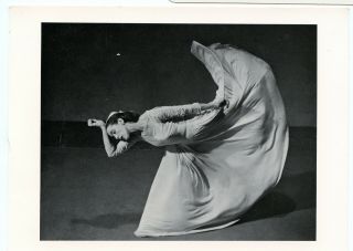 Print/oversized Post Card - Martha Graham Dance - 