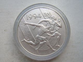 Finland Silver 100 Markkaa 1994 European Athletics Championship Helsinki Unc