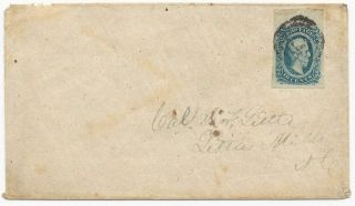 Csa Scott 11 Ad On Cover Army Of Northern Virginia Field Target Cancel Little