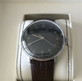 Junghans Max Bill Automatic 38mm Anthracite (grey dial),  027/3401.  00 3