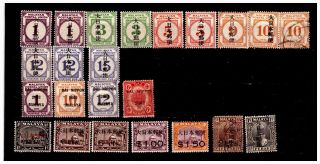 Malaya (japanese Occupation) Stamp Selection Mtd,  Lot 910