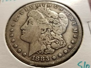 1883 Cc Morgan Silver Dollar,  Affordable Carson City Inv10 S1050