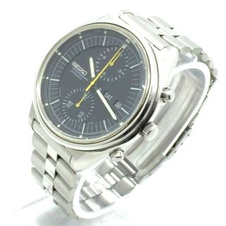 Vintage Seiko Chronograph 6138b Automatic Day Date 42mm Mens Wrist Watch A2630