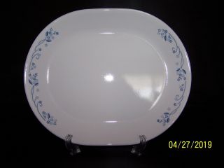 Corelle Provincial Blue Oval Serving Platter 12 X 10