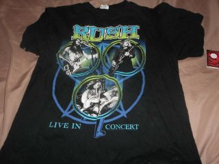 Rush Live In Concert Size M T Shirt