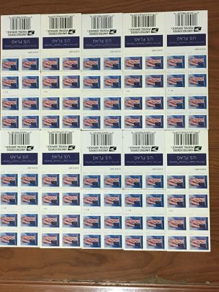 Not Perfect Usps Forever 10 Books Of 20 = 200 Stamps Fv $110 Not Counterfeits