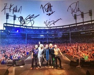 Reprint - Def Leppard Autographed Signed 8 X 10 Photo Poster Rp