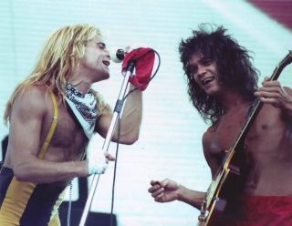 David Lee Roth Eddie Van Halen 8x10 Photo - Too Cool