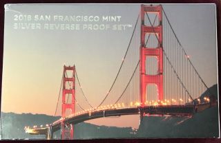 2018 Silver Reverse Proof Set From The San Francisco