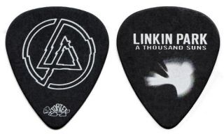 Linkin Park Guitar Pick : 2010 A Thousand Suns Tour Black Picks Concert