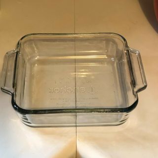 Anchor Hocking Clear Glass 2 Qt Casserole / Brownie Baking Dish 8 " X 8 " X 2.  5 "