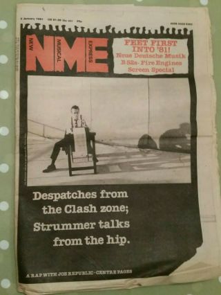 Clash Joe Strummer Interview Nme 3 January 1981