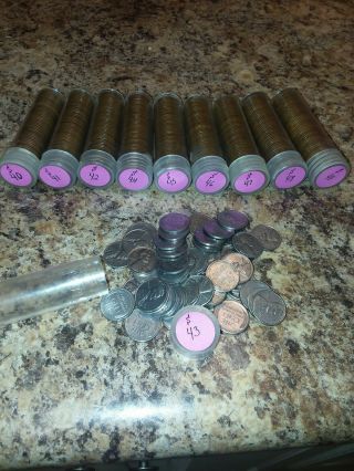 Roll 1940 1941 1942 1943 1944 1945 1946 1947 1948 1949 All S Lincoln Wheat Penny