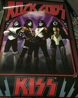 Kiss Love Gun Rock Gods Poster Ace Frehley Peter Criss Gene Simmons