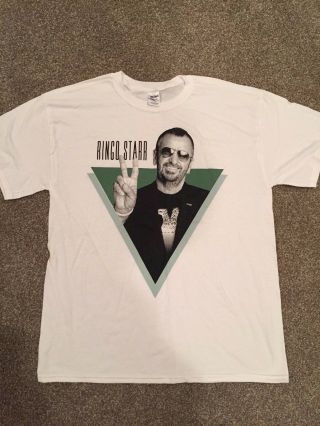 Ringo Starr & His All Starr Band 2014 Vip T - Shirt Large Nwot Beatles