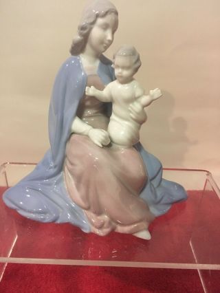 Gerold Porzellan Bavaria Mary & Baby Jesus Porcelain Figurine Western - Germany