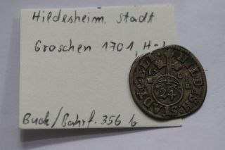 Germany Hildesheim Groschen 1701 B12 W610