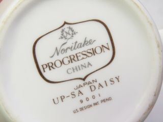 Mcm Noritake Progression China Up - Sa Daisy Coffeepot Percolator