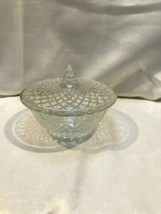 Anchor Hocking Legacy 6 " Candy Dish With Lid And Box