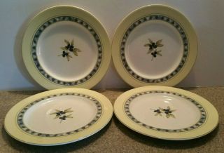 Royal Doulton Carmina Set Of Four 9 " Salad Plates