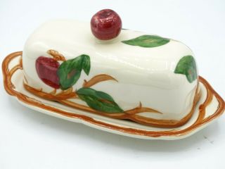 Franciscan Apple Butter Dish With Cover,  Backstamp,