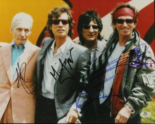 Reprint - Rolling Stones Mick Jagger Signed 8 X 10 Glossy Photo Poster Rp