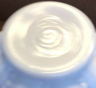 Fenton silvercrest cased white/pink melon shape vase 6 - 1/4” 3