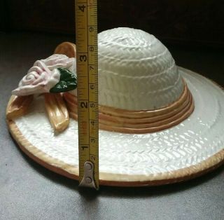 Collezione Italiano for Seymour Mann Hand Crafted Ceramic Hanging Hat Flowers 2