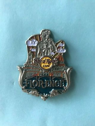 Hard Rock Cafe Florence Italy Core City Icon Statue Of David And City Scene Pin