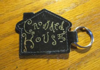 Crowded House Leatherette Keychain - Capitol Records 1988 Promo Item
