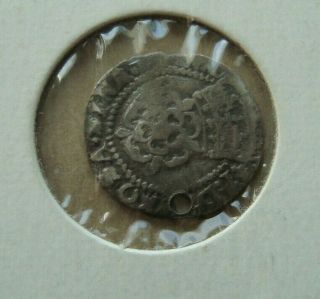 Hammered Silver Coin James 1st Half Holed