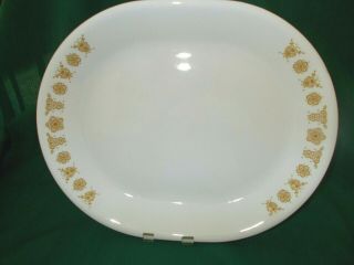 Corelle Livingware Butterfly Gold 12 " X 10 " Oval Platter Usa