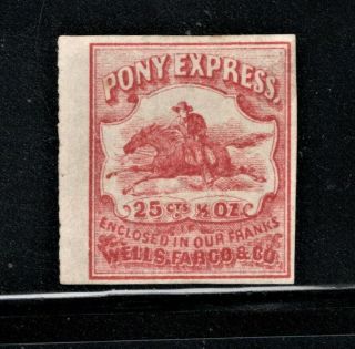 Hick Girl - U.  S.  Local Post Stamp Sc 143l9 Pony Express Wells Fargo U769
