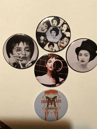 Madonna Immaculate Pinback Buttons