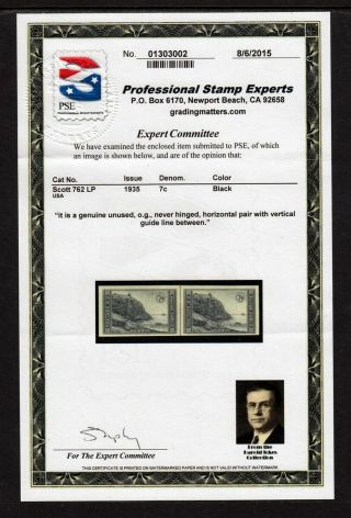 746 7c Parks Imperf Og Variety From Ickes (farley) To Fdr - 2 Known - Read