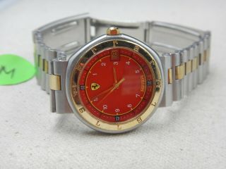 Ferrari Formula By Cartier Watch 182165 Rare Watch Battery,  6 Extra Links