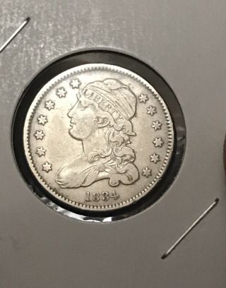 1834 Capped Bust Quarter – Vf/xf – (l1)