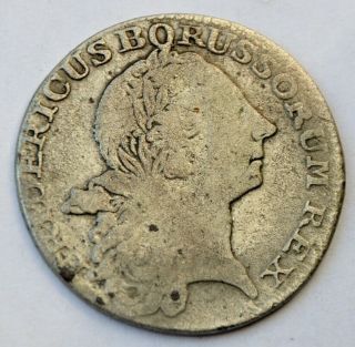 Prussia 12 Einen Reichs Thaler 1765,  German States,  Silver Coin