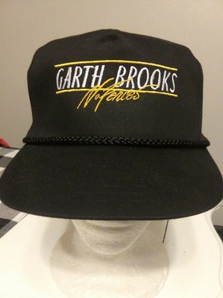 Vintage Garth Brooks Trucker Hat No Fences Tour Snapback Hat Cap