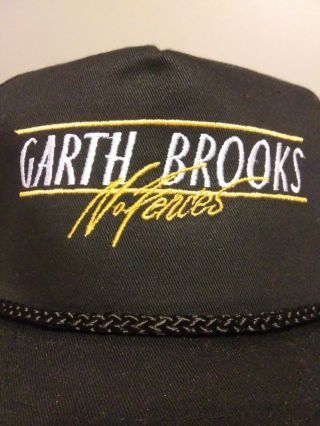Vintage Garth Brooks TRUCKER HAT No Fences Tour Snapback Hat Cap 2