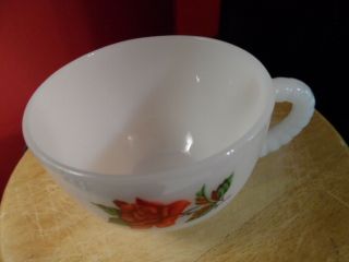 Rosecrest by Federal Glass Milk Glass Snack Cup (only) 1970 ' s era 2