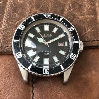 1974 Vintage Citizen Diver Automatic Watch S.  Steel Ref 62 - 6198 Cal 6001 Japan