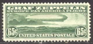 U.  S.  C13 Vf - 1930 65c Graf Zeppelin ($175)