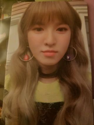 Wendy Official Photocard Red Velvet Perfect Peek A Boo Kpop