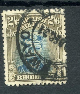 Rhodesia 1913 - 19 2/6 Dp Ultramarine And Grey - Brown Die Iii Sg274 Cds