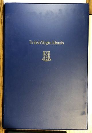1973 British Virgin Islands First Day Of Issue Coin And Stamp Set